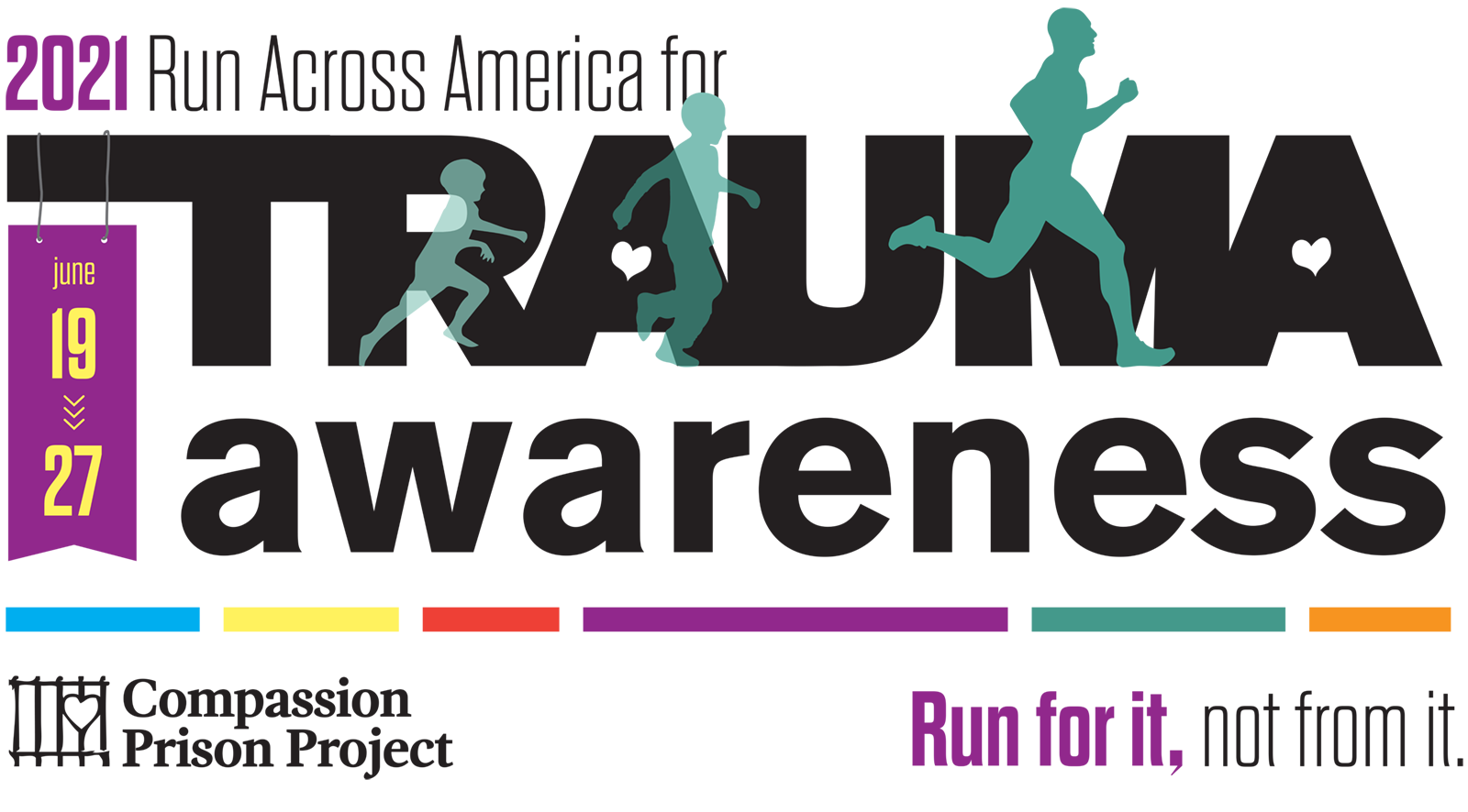 CPP's inaugural Race Across America for Trauma Awareness logo